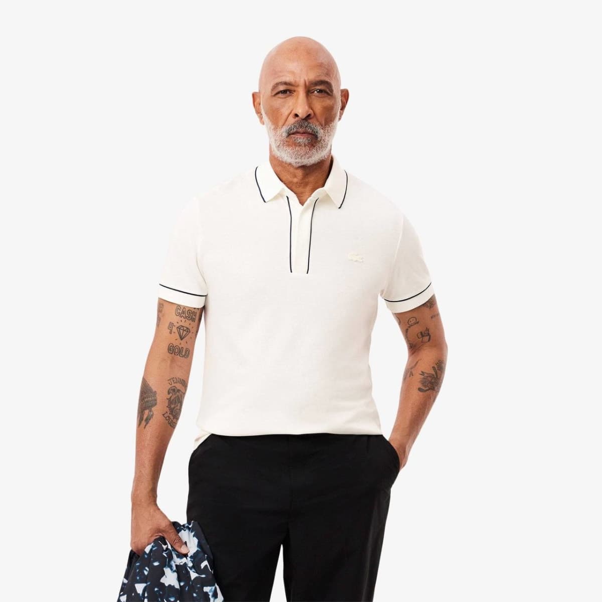 Lacoste Beyaz Polo Yaka T-shirt